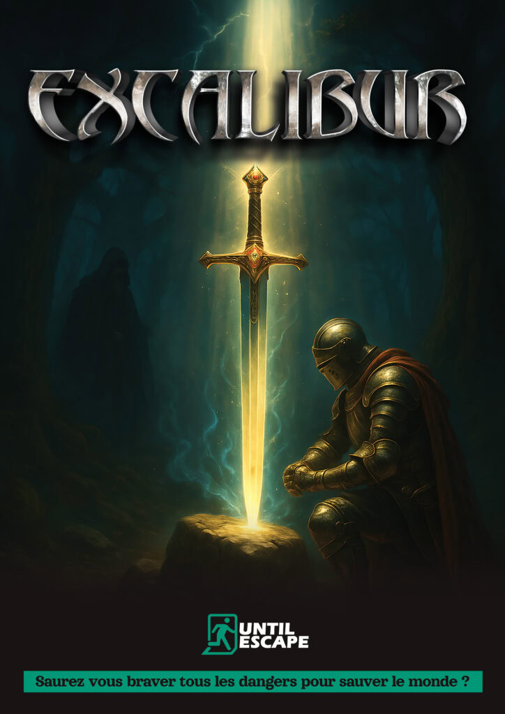 Salle escape game Excalibur - Escape Game Family Aubergenville 78